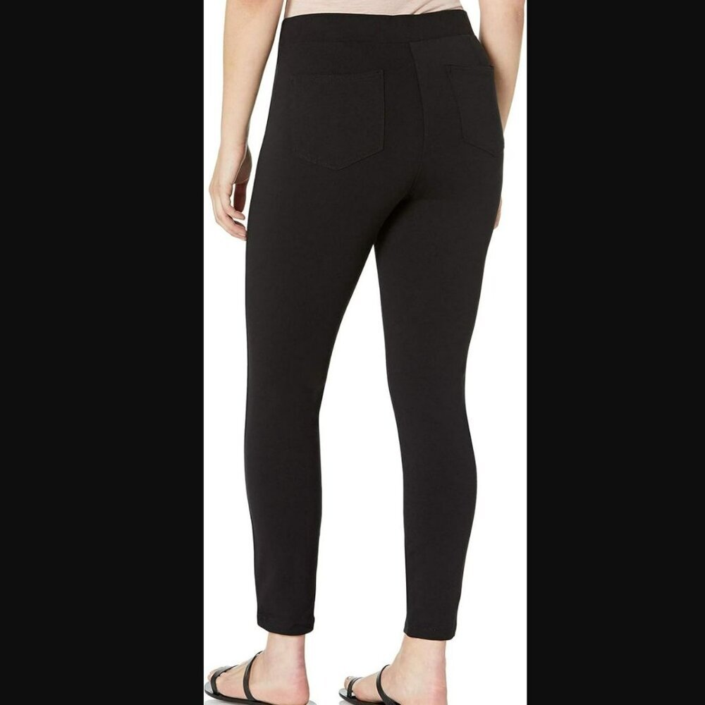 Daily Ritual Ponte Knit Seamed Front Back Pocket Leggings
